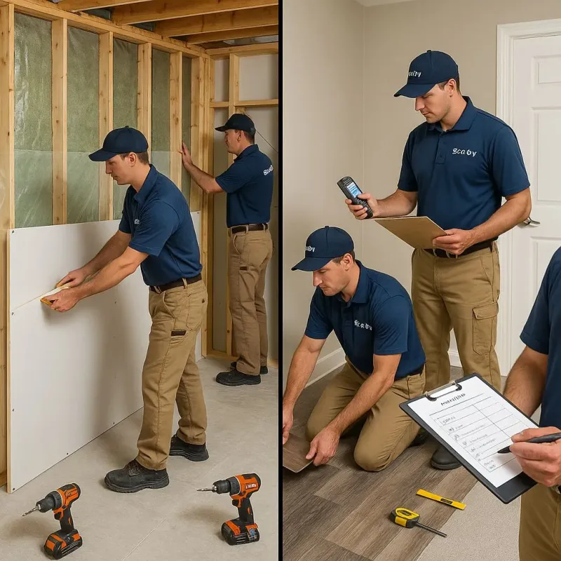 Repairs and Reconstruction process in Calico Rock, AR